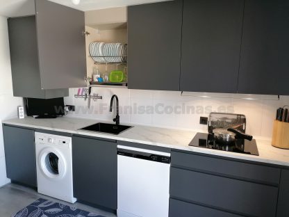 Cocinas Modernas a Medida: Gris Antracita Mate Antihuellas y Acabados Premium - Imagen 41
