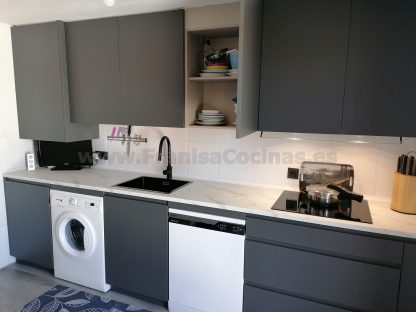 Cocinas Modernas a Medida: Gris Antracita Mate Antihuellas y Acabados Premium - Imagen 42