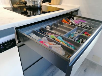 Cocinas Modernas a Medida: Gris Antracita Mate Antihuellas y Acabados Premium - Imagen 82
