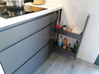 Cocinas Modernas a Medida: Gris Antracita Mate Antihuellas y Acabados Premium - Imagen 84