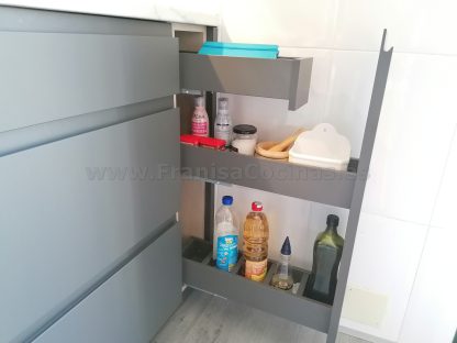 Cocinas Modernas a Medida: Gris Antracita Mate Antihuellas y Acabados Premium - Imagen 89