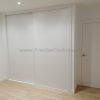Armario lacado blanco de 2 puertas correderas de grandes dimensiones | Valladolid