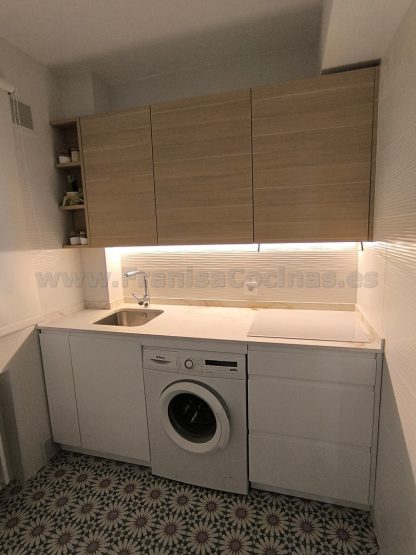 Cocina a Medida Blanca Mate y Roble: Diseño Moderno, Calidad Superior y Funcionalidad Premium - Imagen 17