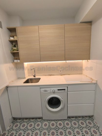 Cocina a Medida Blanca Mate y Roble: Diseño Moderno, Calidad Superior y Funcionalidad Premium - Imagen 33