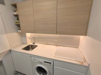 Cocina a Medida Blanca Mate y Roble: Diseño Moderno, Calidad Superior y Funcionalidad Premium - Imagen 43
