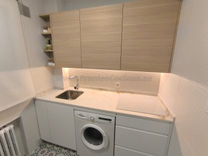Cocina a Medida Blanca Mate y Roble: Diseño Moderno, Calidad Superior y Funcionalidad Premium - Imagen 44