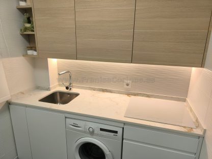 Cocina a Medida Blanca Mate y Roble: Diseño Moderno, Calidad Superior y Funcionalidad Premium - Imagen 46