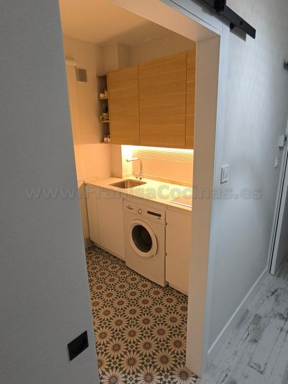 Cocina a Medida Blanca Mate y Roble: Diseño Moderno, Calidad Superior y Funcionalidad Premium - Imagen 71