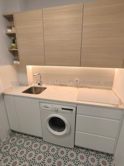 Cocina a Medida Blanca Mate y Roble: Diseño Moderno, Calidad Superior y Funcionalidad Premium - Imagen 93