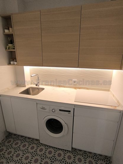 Cocina a Medida Blanca Mate y Roble: Diseño Moderno, Calidad Superior y Funcionalidad Premium - Imagen 94
