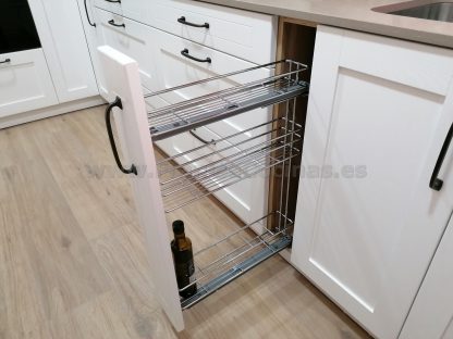 Cocina Modelo Bela: Elegancia Natural y Calidad en Madera de Fresno Blanco Roto - Imagen 6