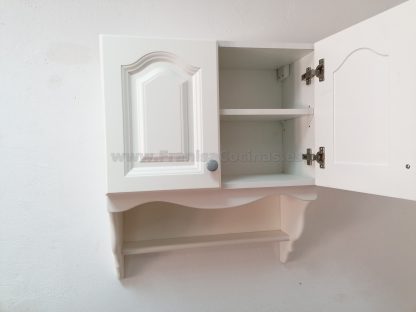 Oferta Especial en FRANISA Cocinas Valladolid: Encantador Armario Provenzal Lacado Blanco - Imagen 3